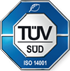 Environmental management certified by TÜV SÜD